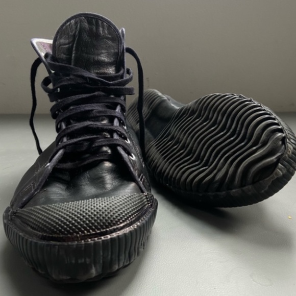 Yohji Yamamoto High top leather sneaker - Picture 10 of 10
